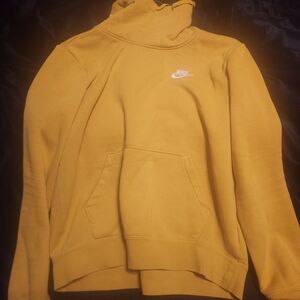 Nike Mustard Hoodie with Logo